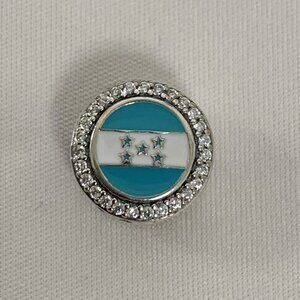 Pandora HONDURAS Flag Charm pendant, S925 Silver Jewelry